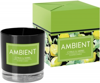 Vonná sviečka. Ambient (Citrus & Herbs).