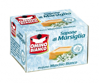 Marseillské mydlo. Omino Bianco (Muschio Bianco)