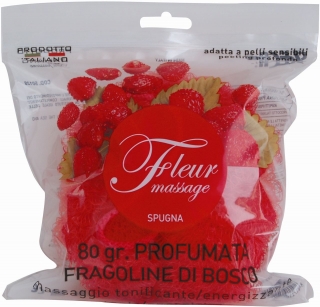 Masážna hubka s vôňou. FLEUR (Fragoline di Bosco).